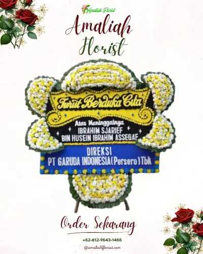 Papan Bunga Duka di Beji Lor