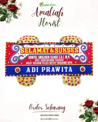 Karangan Bunga Ucapan Selamat di Beji Lor