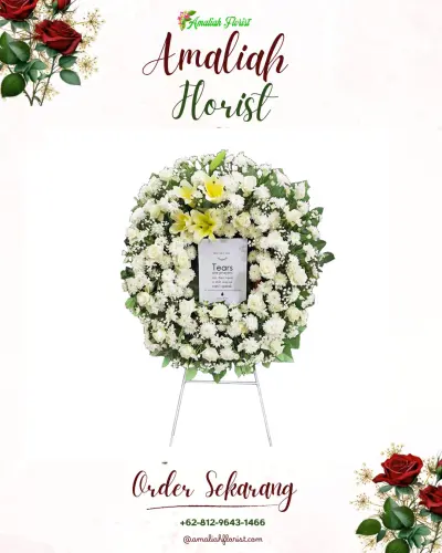 Krans Bunga Duka Cita di Beji Lor